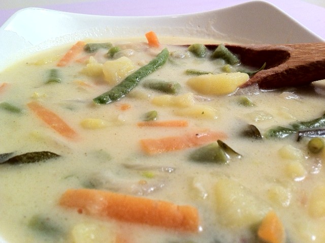 Vegetables With Coconut Milk