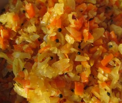 Carrot with Cabbage Stir Fry