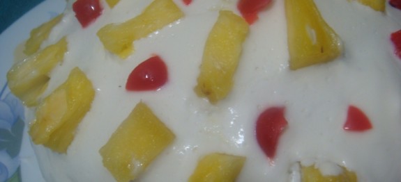 Fresh Cream Pineapple Cake