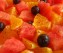 Salad made with Tomato, Watermelon, Grape and Orange