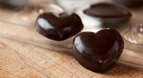 Dark chocolate is good for the heart