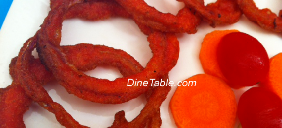 Fried Onion Rings – Kerala Snacks Recipe