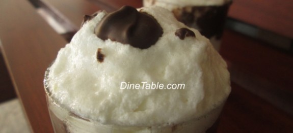 Chocolate and Vanilla Dessert recipe