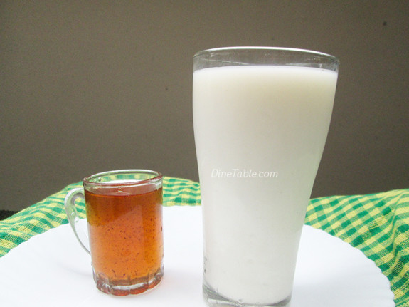 Milk Sarbath Recipe - Paal Sarbath - പാൽ സർബത്ത് - Healthy Drink Recipe