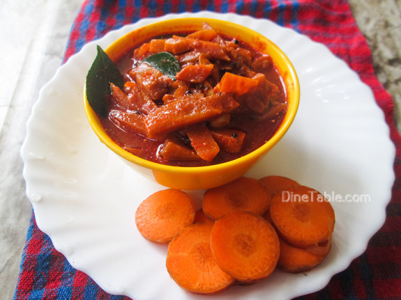 Carrot Pickle Recipe - കാരറ്റ് അച്ചാർ - Sadya Recipe  - Kerala Recipe