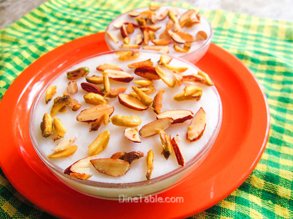 Homemade Phirni Recipe - Traditional Indian Rice Pudding Recipe - Dessert Recipe