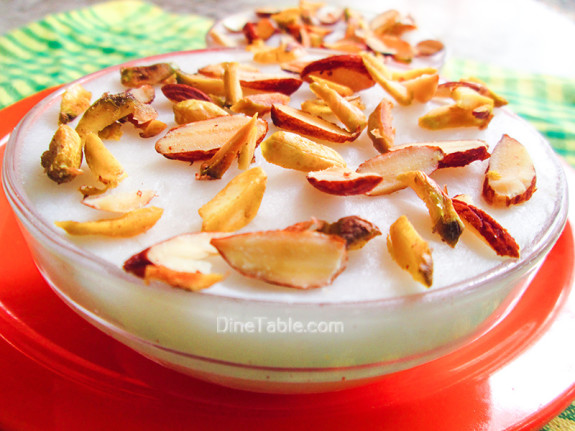 Homemade Phirni Recipe - Traditional Indian Rice Pudding Recipe - Sweet Recipe