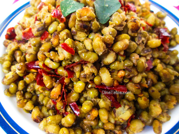 Cherupayar Ularthiyathu | Green Gram Stir Fry | Kerala Recipe