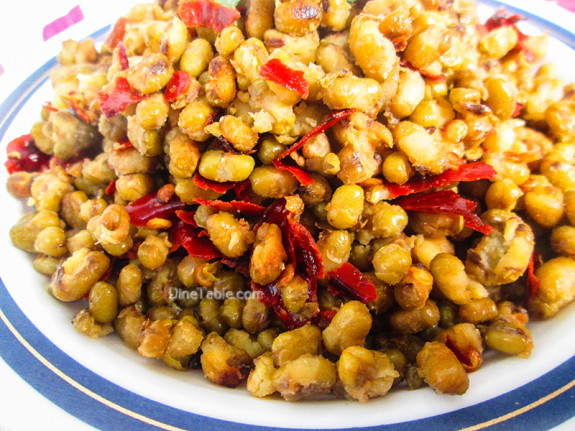 Cherupayar Ularthiyathu | Green Gram Stir Fry | Delicious