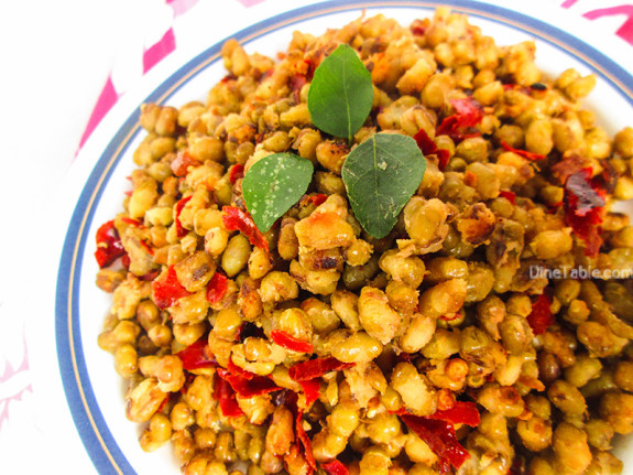 Cherupayar Ularthiyathu | Green Gram Stir Fry | Kerala Dish