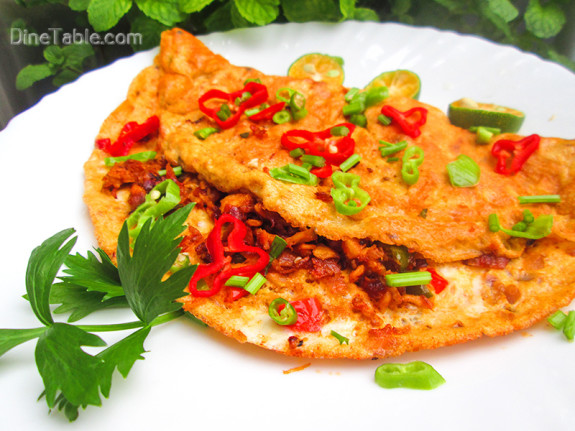 Chicken Omelette / Nonvegetarian Dish