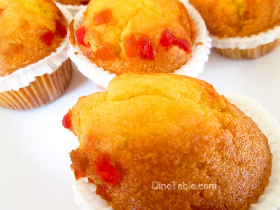 Strawberry Muffins Recipe / Evening Snack