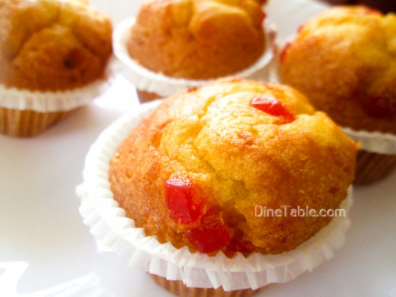 Strawberry Muffins Recipe / Continental Snack