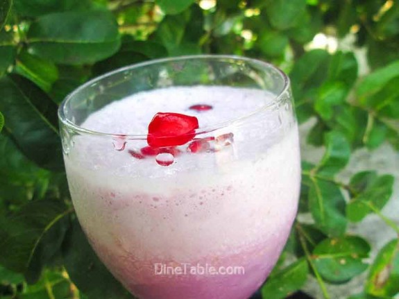 Pomegranate Milkshake / Yummy Shake