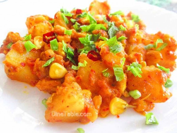 Potato and Corn Peralan / Vegetarian Recipe