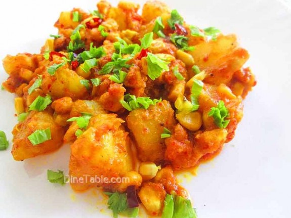 Potato and Corn Peralan / Spicy Recipe