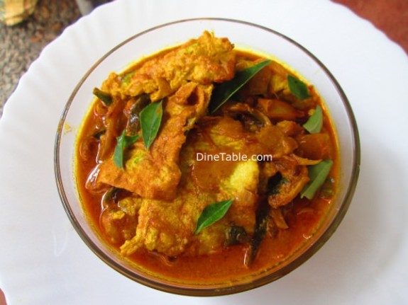 Egg Omelette Curry Recipe / tangy dish