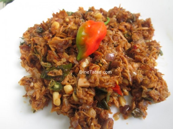 Kerala Style Canned Tuna Thoran Recipe  / Fish Recipe