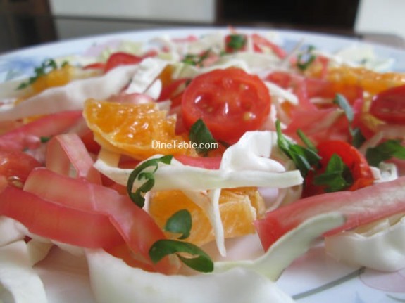 Cabbage And Orange Salad Recipe / Simple Salad