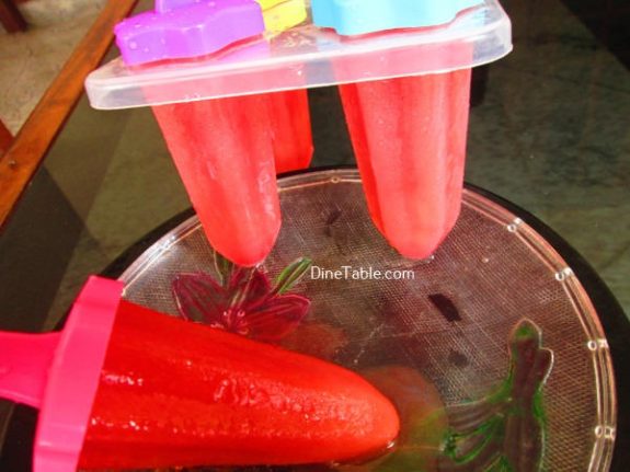 Watermelon Popsicles Recipe / Delicious Dish