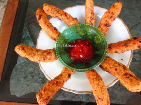 Spicy Vegetable Fingers Recipe / Healthy Dish