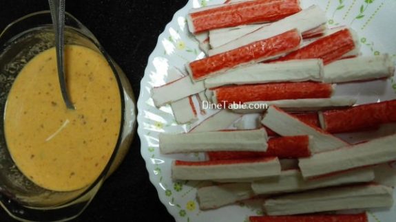 Batter Fried Crab Sticks Recipe / Healthy Snack