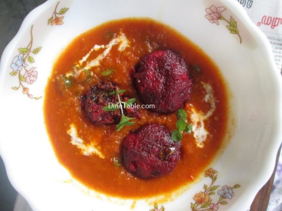 Beetroot Kofta Curry Recipe / Nutritious Curry