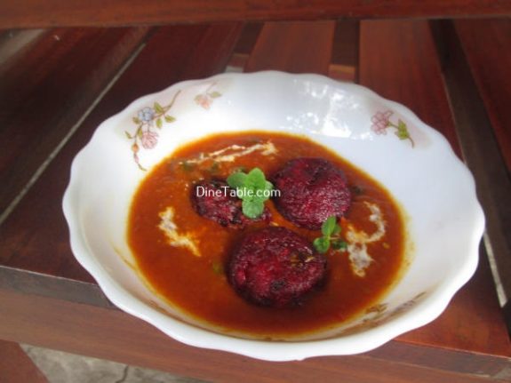 Beetroot Kofta Curry Recipe / Excellent Curry