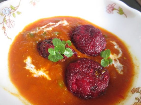 Beetroot Kofta Curry Recipe / Easy Curry 