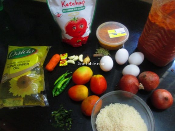 Tomato Egg Rice Recipe / Homemade Dish