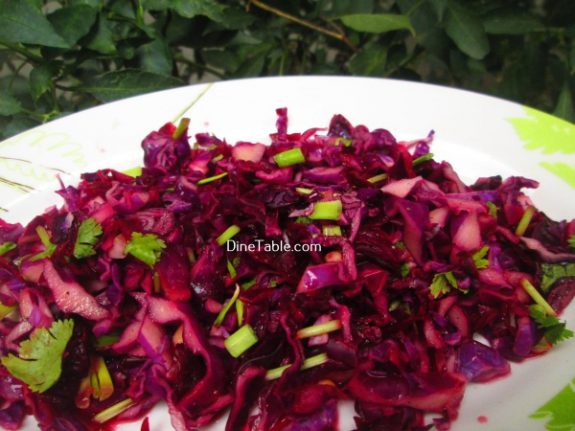 Red Cabbage Detox Salad Recipe / Quick Salad