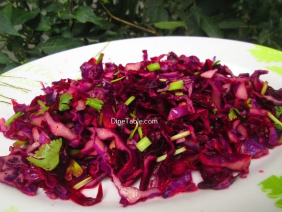 Red Cabbage Detox Salad Recipe / Yummy Salad