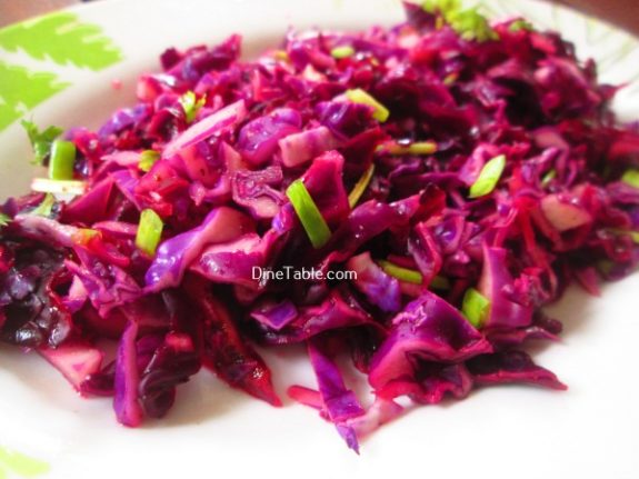 Red Cabbage Detox Salad Recipe / Healthy Salad