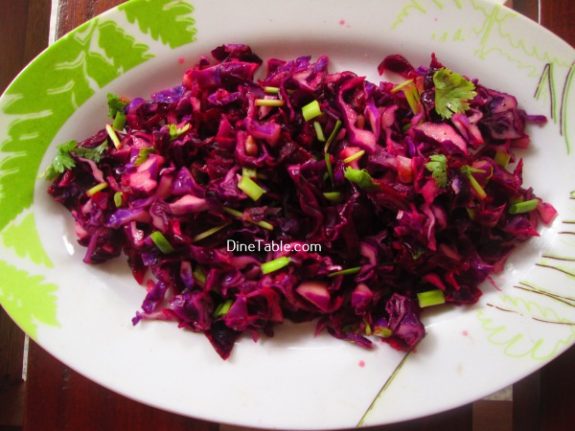 Red Cabbage Detox Salad Recipe / Easy Salad