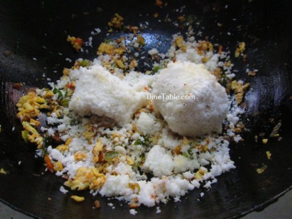 Egg Burji Puttu Recipe - Rice Puttu