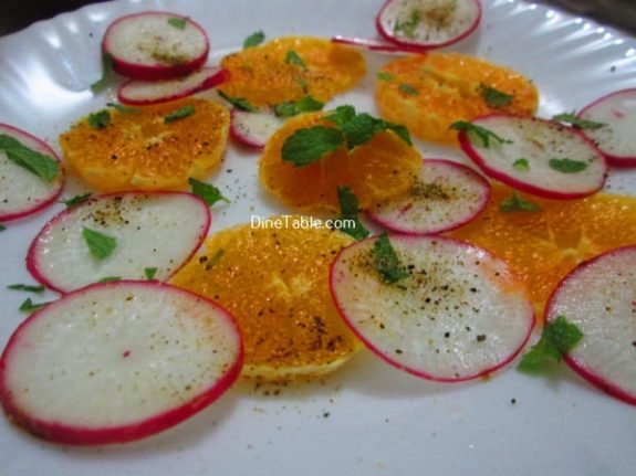 Orange Radish Salad Recipe - Yummy Salad