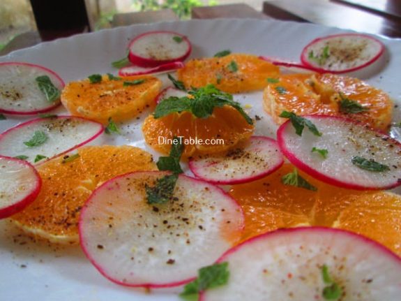 Orange Radish Salad Recipe - Simple Salad