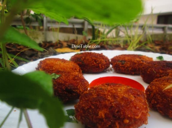 Tapioca Fish Cutlet Recipe / Kerala Cutlet
