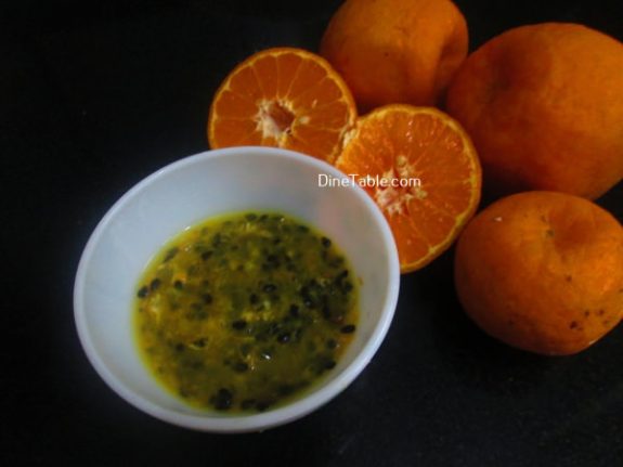 Passion Fruit Orange Juice Recipe / Yummy Juice