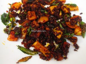 Squid Pepper Fry Recipe / Kanava Fry