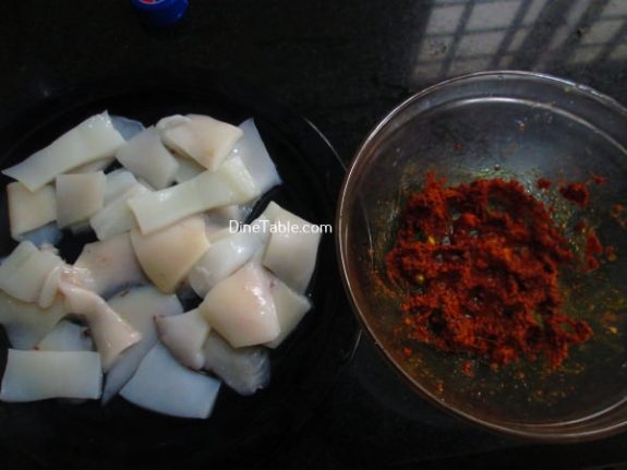 Squid Pepper Fry Recipe / Quick Fry