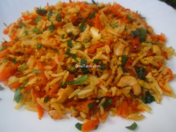 Carrot Rice Recipe / Kerala Rice 