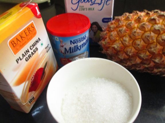 Milkmaid Pineapple Pudding Recipe / Tasty Pudding