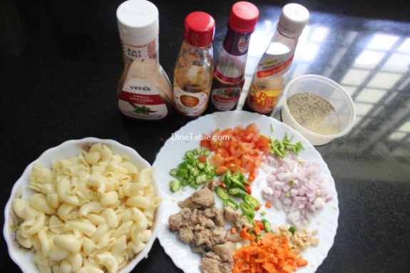 Chicken Macaroni Recipe / Indian Dish