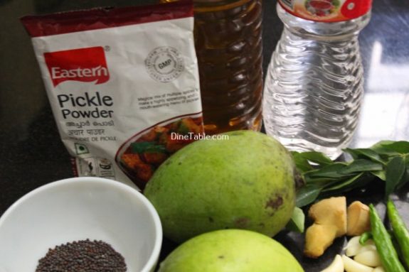 Raw Mango Pickle Recipe / Kerala Pickle