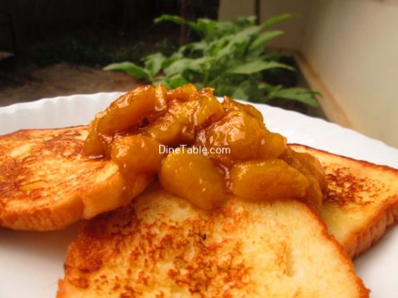French Toast With Mango Sauce Recipe / Variety Snack