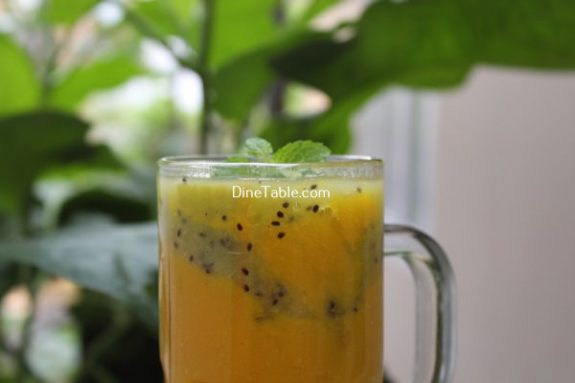 Kiwi Mango Layered Smoothie Recipe / Homemade Dish 