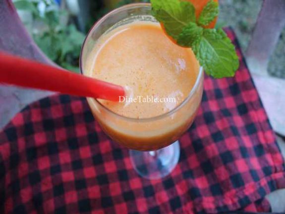 Carrot Lassi Recipe - Tasty Lassi