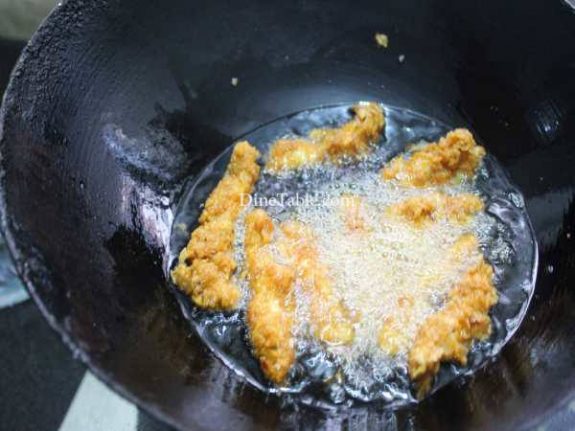 Cornflakes Coated Chicken Fingers Recipe - Chicken Snack