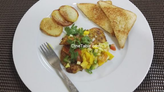 Easy Grilled Fish with Mango Salsa Recipe - Tasty & Healthy Mexican Recipe
